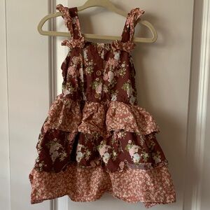 Happy Threads Floral Ruffle toddler Dress